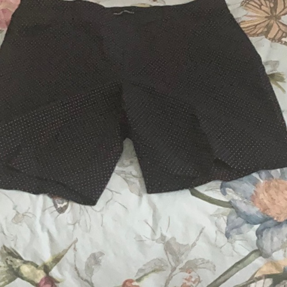 Hilary Radley Black Bermuda Shorts Classic Design